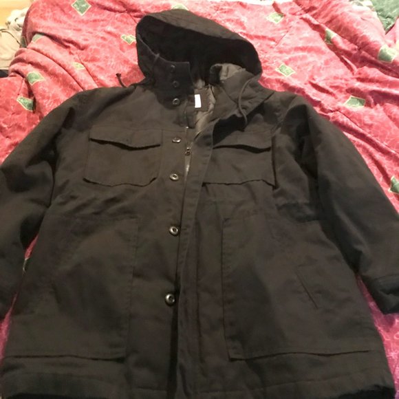 NEW BLUENOTES UTILITY JACKET WITH HOODIE MEDIUM - Picture 2 of 7